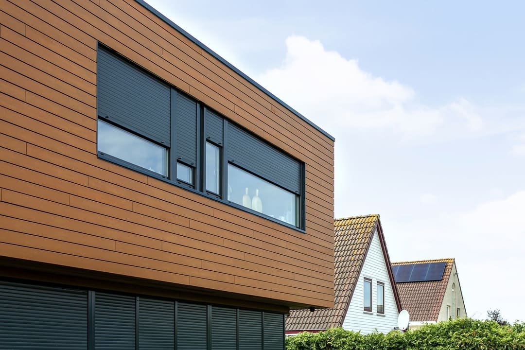 Een project in Willemstad met aluminium kozijnen RAL 7016